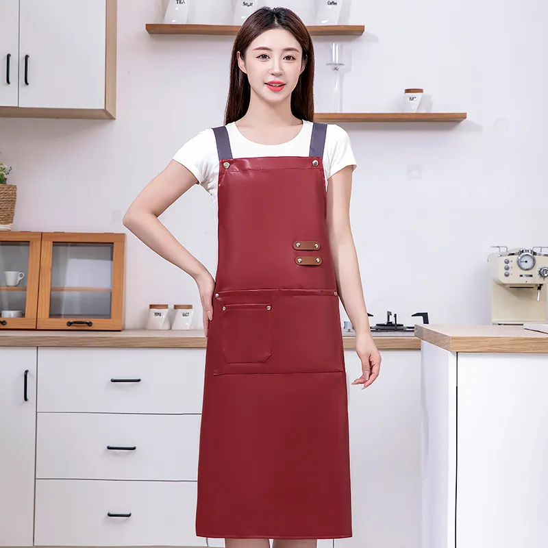 Домашнего приготовления пищи защита от масла и грязи устойчивый к загрязнениям рабочая одежда 6752 (4)