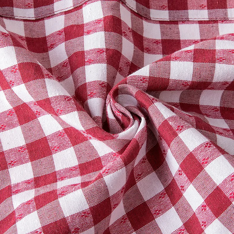 Цзяцили Детский вышитый котенок хлопковый клетчатый передник с длинными рукавами для домашней работы 8327 (13)