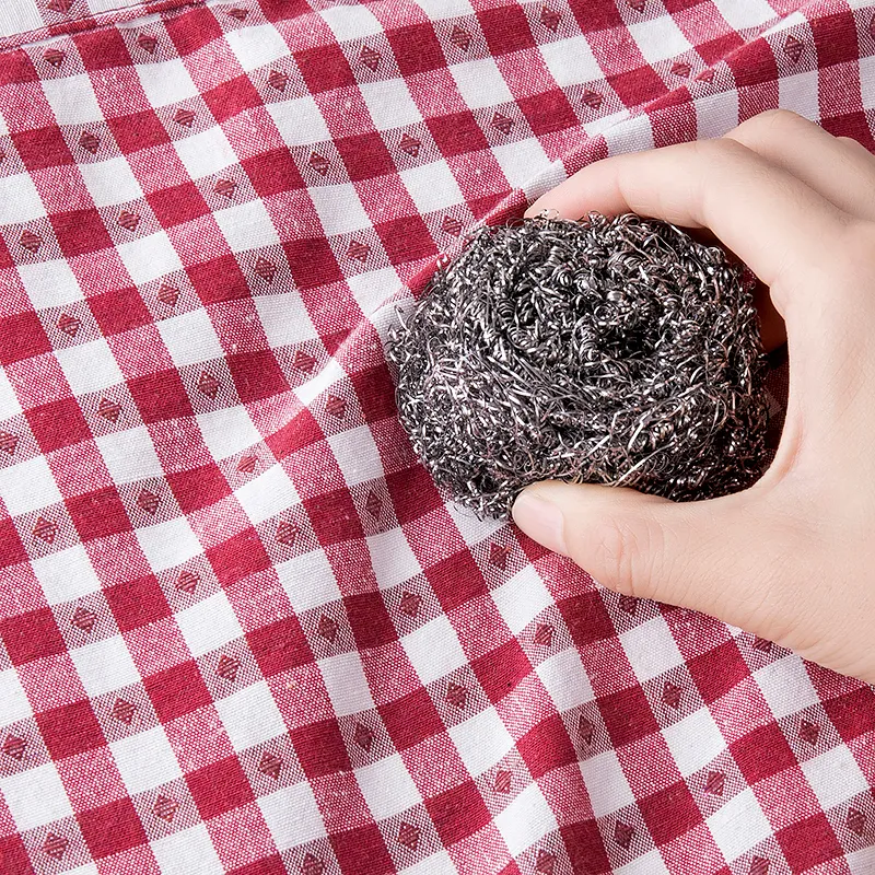 Цзяцили Детский принт с медвежонком хлопковый клетчатый фартук 6357 (10)