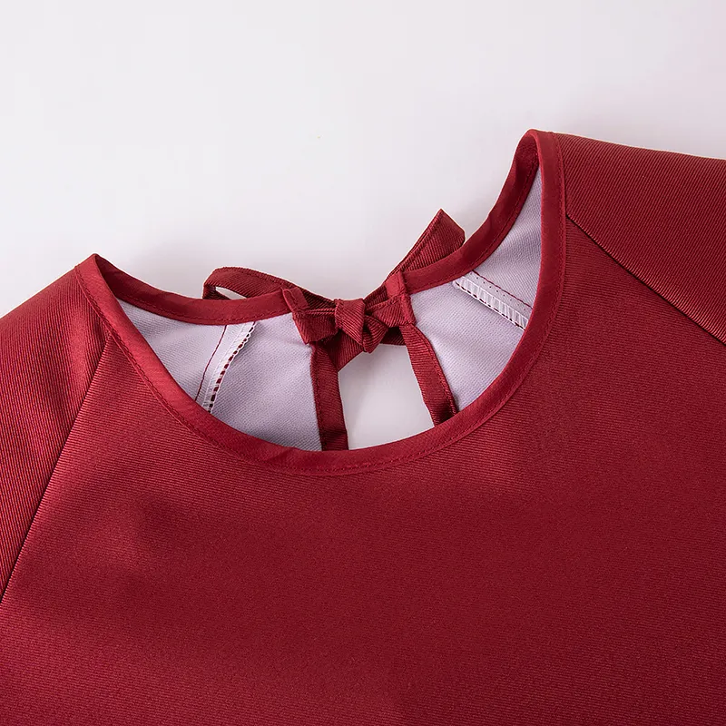 Цзяцили Изящный вышитый кот водонепроницаемый передник с длинными рукавами для кухни 8728 (10)