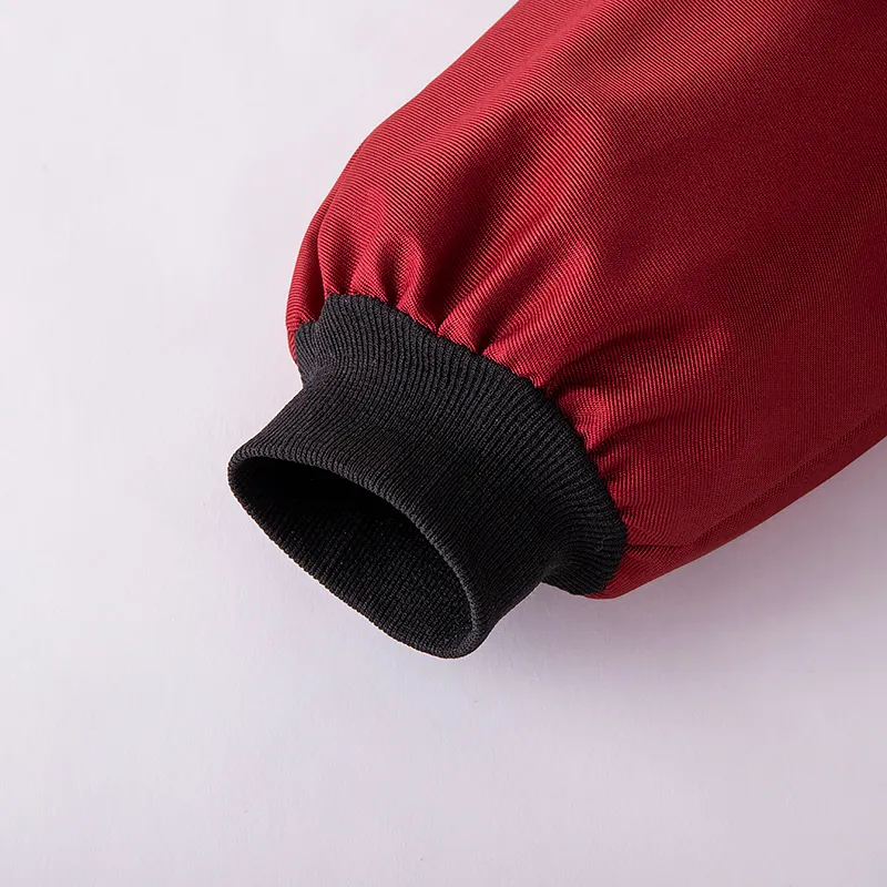 Цзяцили Изящный вышитый кот водонепроницаемый передник с длинными рукавами для кухни 8728 (16)