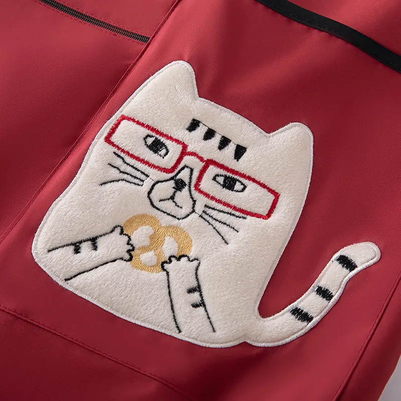 Цзяцили Модный детский кот водонепроницаемый передник с длинными рукавами для общественного питания и кухни защита 8756 (11)