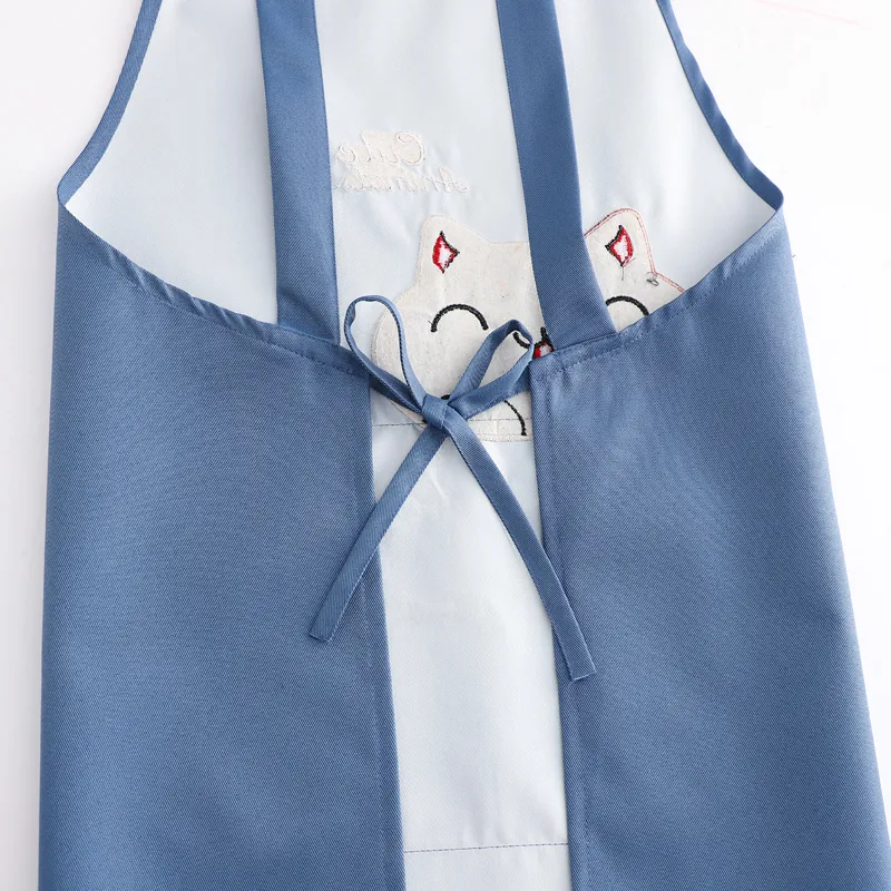 Цзяцили Свежий дизайн с большой мордочкой кошки водонепроницаемый фартук для кухни 6728 (9)