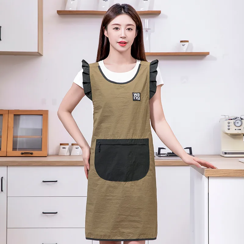 водонепроницаемый фартук для домашней работы защита от масла и грязи устойчивый к загрязнениям возможность нанесения логотипа 6758 (4)