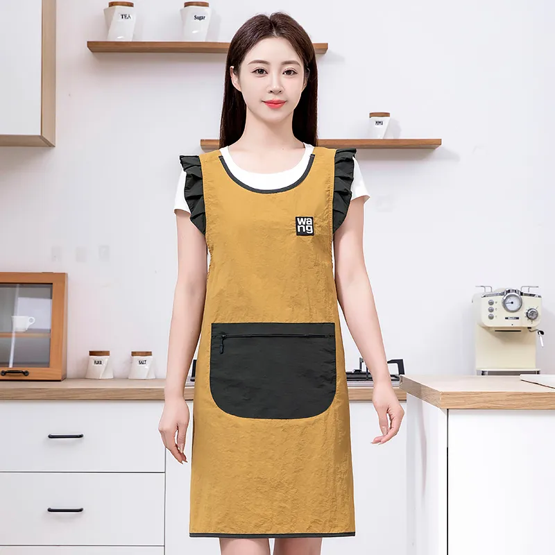 водонепроницаемый фартук для домашней работы защита от масла и грязи устойчивый к загрязнениям возможность нанесения логотипа 6758 (6)