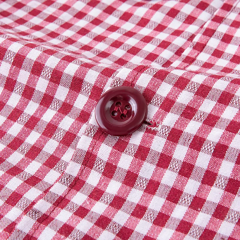 клетчатый плательный фартук домашный с длинными рукавами для кухни и приготовления пищи ношение поверх одежды защита от пыли 3731 (11)