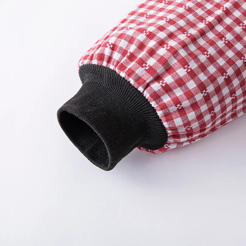 с отложным воротником для домашнего приготовления пищи защита от пыли и грязи устойчивый к загрязнениям рабочая одежда 3722 (13)