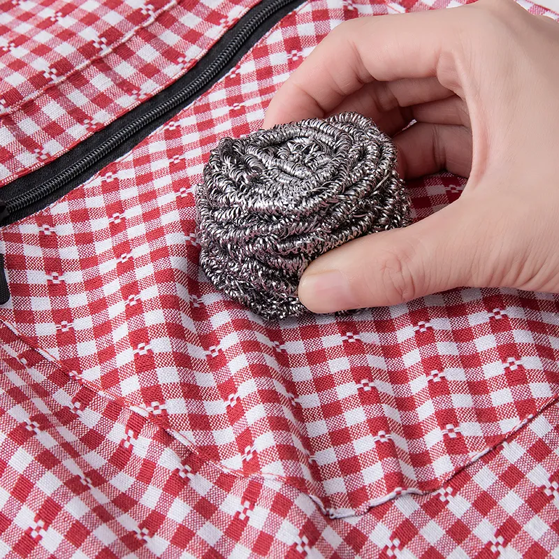 с отложным воротником для домашнего приготовления пищи защита от пыли и грязи устойчивый к загрязнениям рабочая одежда 3722 (8)