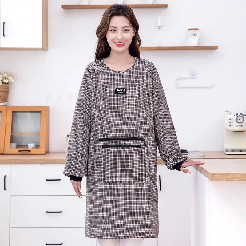 с четырьмя карманами для домашнего приготовления пищи износостойкий прочный защита от загрязнений для взрослых 8339 (4)