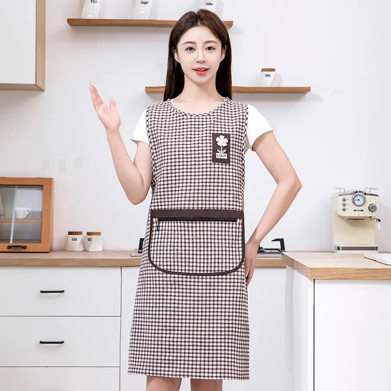 фартук для домашней работы защита от пыли и грязи рабочая одежда 7763 (4)