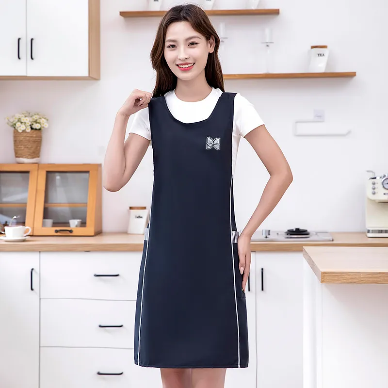 фартук для защиты от масла и грязи на кухне для домашнего приготовления пищи устойчивый к загрязнениям и износу 6352 (5)