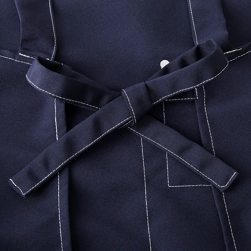 фартук для кухни защита от масла и грязи рабочая одежда для кофейни возможность нанесения логотипа 6350 (14)