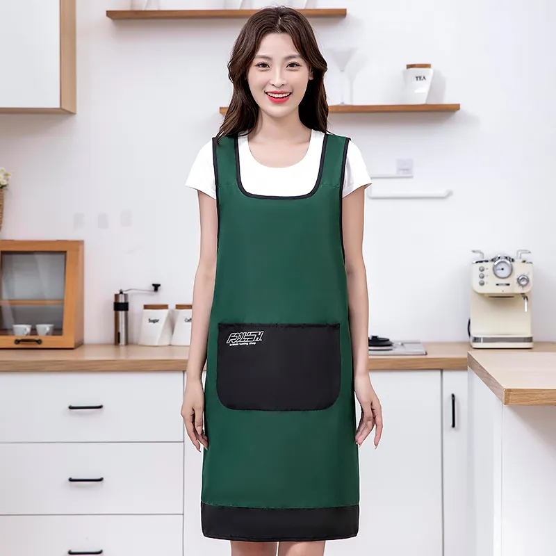 фартук для мужчин и женщин увеличенного размера для работы и дома защита от масла и грязи 6377 (6)