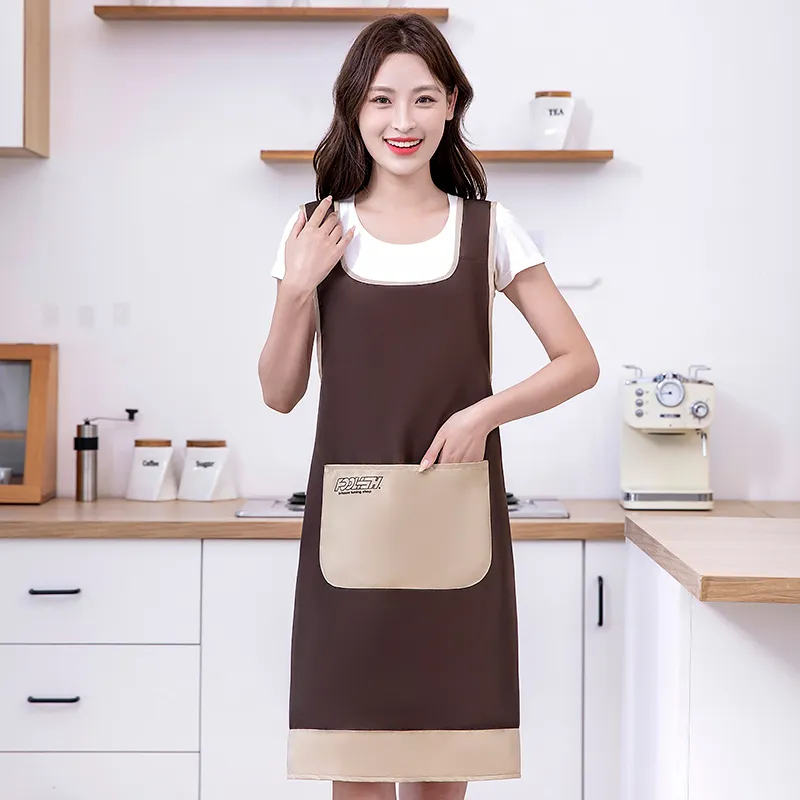 фартук для мужчин и женщин увеличенного размера для работы и дома защита от масла и грязи 6377 (7)