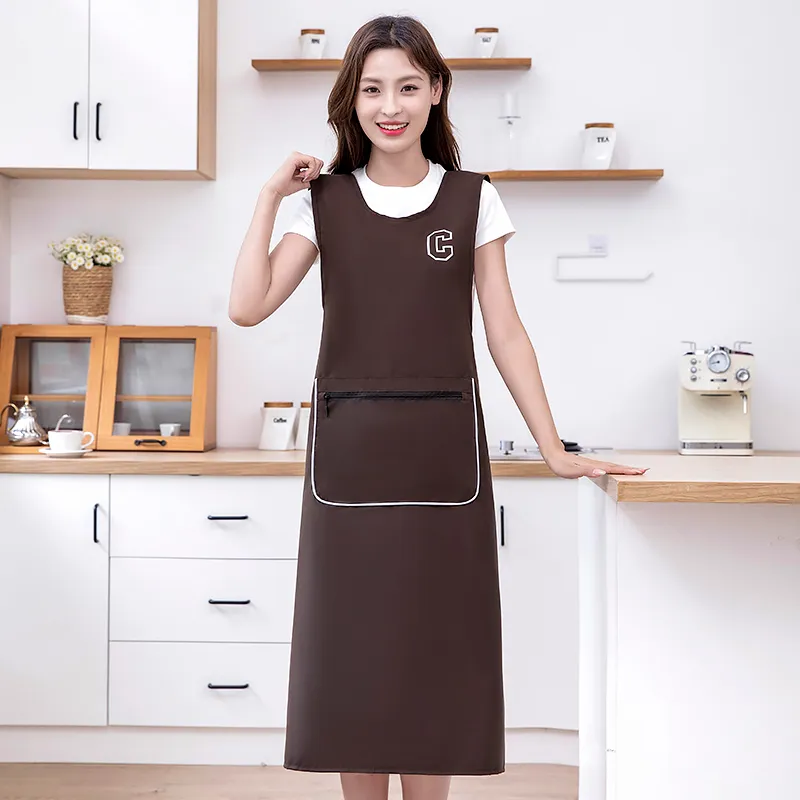 фартук увеличенного размера и свободного кроя для работы и дома защита от масла и грязи 6351 (5)